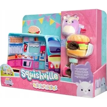 plyšák Plyšová Hračka Squishmallows Squishville, Foodtruck