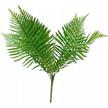 umělá květina Kapradina - zelená kytice s kořeny 50 cm