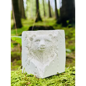 Malvínek 3D omalovánka - Skulptura Medvěda