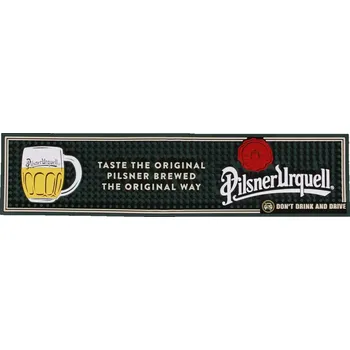 Barová židle Barová podložka Pilsner Urquell zelená s půllitrem
