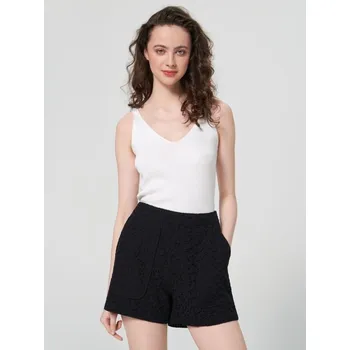 Dámské kraťasy Sinsay - Látkové kraťasy - černá - 1379F-99X - 1379F-99X-XXS