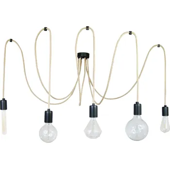 ZÁVĚSNÁ STROPNÍ LAMPA PAVOUK 5 RAMEN SPIDER 5 SPINNE 5