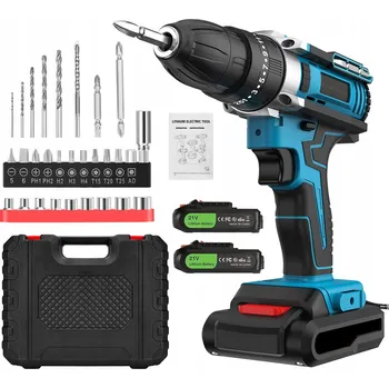 Akumulátorový Aku Šroubovák 21V VRTAČKA AKU VRTAČKA