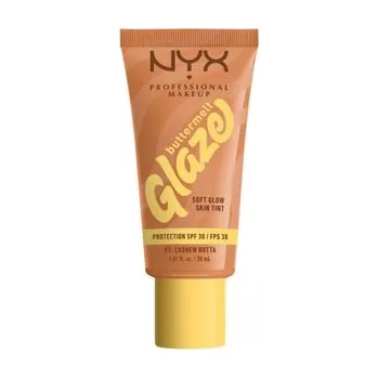 Make-up NYX Professional Makeup Buttermelt Glaze Soft Glow Skin Tint SPF 30 Tekutý základ