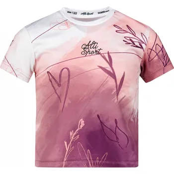 Chlapecké tričko Dětské funkční triko premium ALTISPORT VOJ/ALK083TR01 BÍLORŮŽOVÁ 158