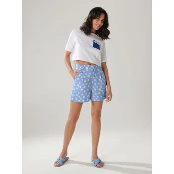 Dámské tričko Sinsay - Crop top - bílá - 7912J-00X - 7912J-00X-XS