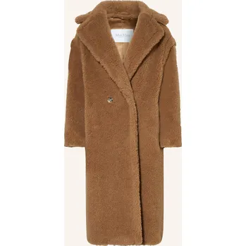 Dámský kabát Max Mara Dámský Plyšový Kabát Teddy Z Velbloudí Srsti,...
