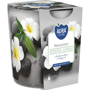 Svíčka Aura candles Vonná svíčka ve skle 'Relax' 100 g