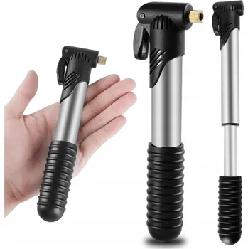 pumpička Ruční pumpička Gearox CYKLO PUMPA TELESKOPICKÁ 20cm černá