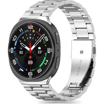Tech-Protect Stainless ŘEMÍNEK TECH-PROTECT STAINLESS SAMSUNG GALAXY WATCH 8 / CLASSIC (40 / 44 / 46 MM) SILVER Stříbrná