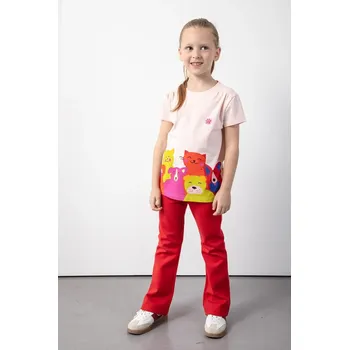 Dětské tričko Coccodrillo růžová barva, ACADEMY GIRL KIDS ZC5143201AGK 03X, vel. 122