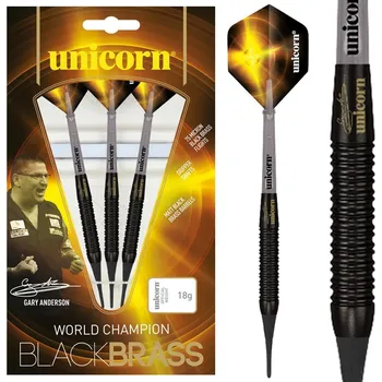 Terč na šipky Unicorn šipky Soft Black Brass - Gary Anderson - 18g (23662)