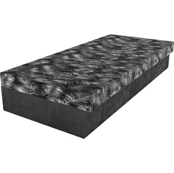 Válenda Botanical BW/černá 195x85 cm lamelová molitanová