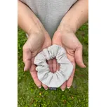 VFstyle Mušelínová scrunchie gumička béžová