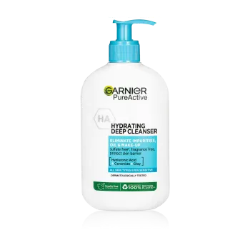 Čistící gel GARNIER Pure gel 250ml hydrat čistící