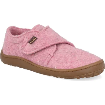 Dívčí obuv Barefoot přezůvky Froddo - Wooly vlněné růžové Velikost: 37