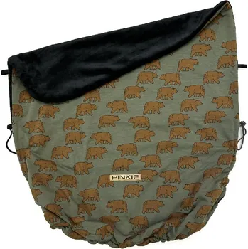 Dětské zboží deka se stahováním Pinkie Bear Green