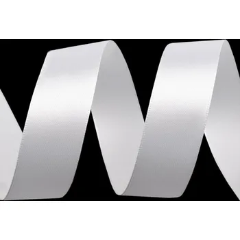 Stuha Atlasová stuha šíře 20 mm Varianta: 01 bílá, Balení: 22.5 m