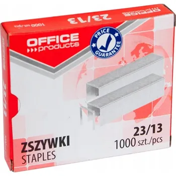 Spona do sešívačky Sponky OFFICE PRODUCTS 23/13 1000 ks pozinkované