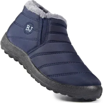 Pánská zimní obuv Zateplené unisex boty vhodné na zimu a doma Barva: Modrá, Velikost: 45