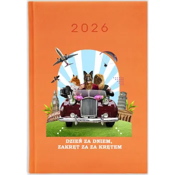 Kalendář Knižkový kalendář 2026 A5 oranžový