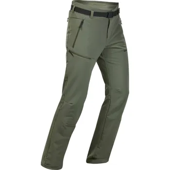 QUECHUA Pánské turistické hřejivé vodoodpudivé kalhoty SH 500 2XL ZELENÁ