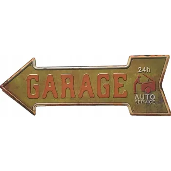 Obraz Plechová cedule Garage