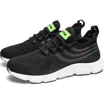 Pánské tenisky Volnočasové pletené tenisky Velikost: 38, Barva (Varianta): Black white1