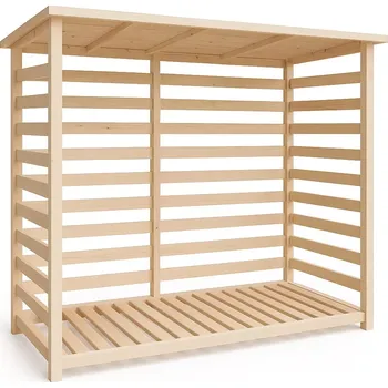 Dřevník Ráj dřeva Jacer Dřevěný dřevník 310 x 110 x 230 Dřevník L Zahrada