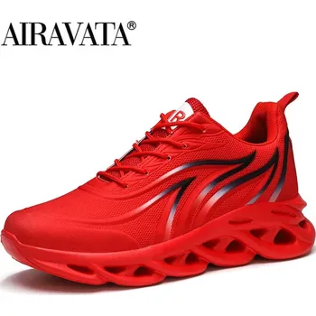 Pánské tenisky Sportovní tenisky s originální podrážkou na běh i trénink Velikost: 43, Barva (Varianta): Červená