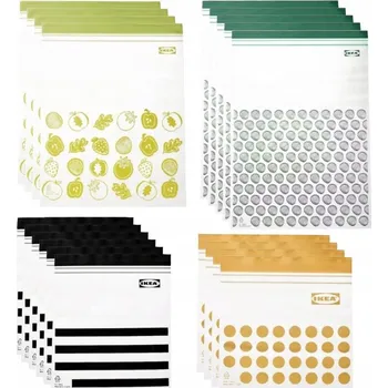 Dóza na potraviny IKEA Istad Sáčky se zipem na potraviny, 90 ks (0,4/1/4,5/6 l)