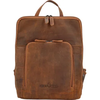 Městský batoh Trendy kožený batoh GW Adonis, camel