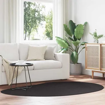 Koberec vidaXL Koberec Černá 140 x 200 cm Polyester