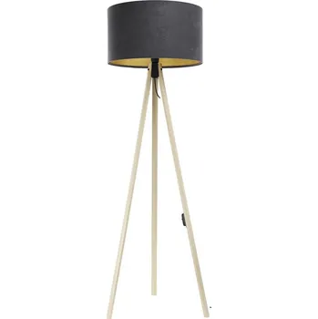 Lampička Stojací lampa STANDART 1xE27/60W/230V šedá/béžová