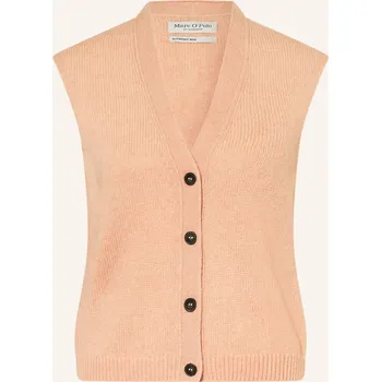 Dámská vesta Marc O'polo Dámská Pletená Vesta, tmavě oranžová, 34