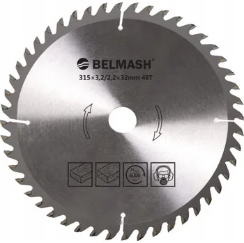 Pilový kotouč Pilový list pila Belmash na řezání dřeva 315×32 mm 48 zubů z tvrdokovu