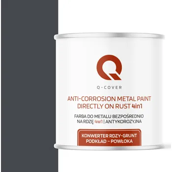 barva na kov BARVA NA KOV 4v1 PROTI KOROZI NA LITINU A PLECH, GRAFITOVÁ RAL 7024, SATÉNOVÝ LESK, 2.5L