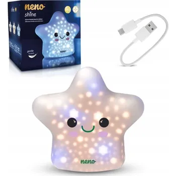 Lampička Neno Silikonová lampička Hvězdička Shine