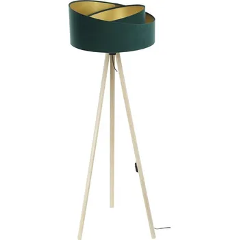 Lampička Stojací lampa GALAXY 1xE27/60W/230V zelená/béžová