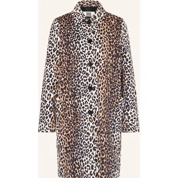 Dámský kabát Oui Dámský Kabát, světle hnědá / bílá / černá, 38