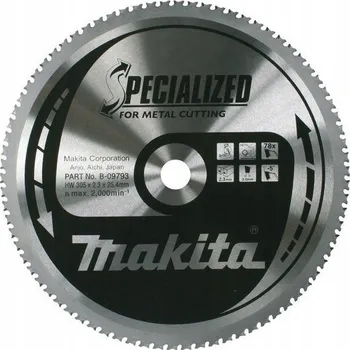 Okružní pila MAKITA KOTOUČOVÁ PILA 305x25,4x78z SPECIALIZED - TENKÝ PLECH