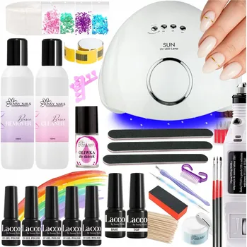 Sada pro hybridní manikúru Sunny Nails s UV LED lampou 48W