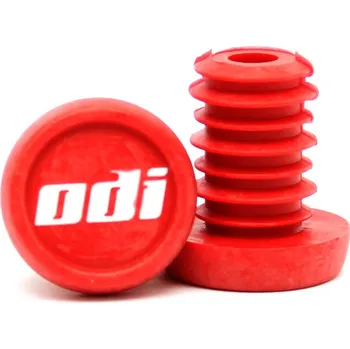 Chránič řídítek pro čtyřkolku Koncovky řidítek ODI "Push-in" pack 20 ks Red, červené