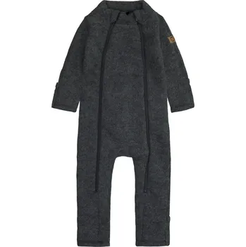 Kojenecký overall Mikk-Line kojenecký vlněný merino overal Anthracite Melange 21005 Velikost: 92 MERINO VLNA