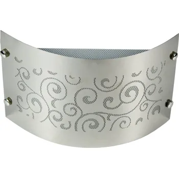 Nástěnné svítidlo Moderní nástěnné svítidlo Aluno stříbrné kovové do obýváku a ložnice CANDELLUX