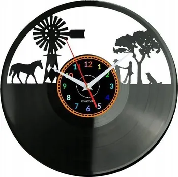 Hodiny Nástěnné hodiny Evevo černé 30 cm