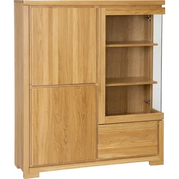 Knihovna Rohová vitrína CLASSIC pravá