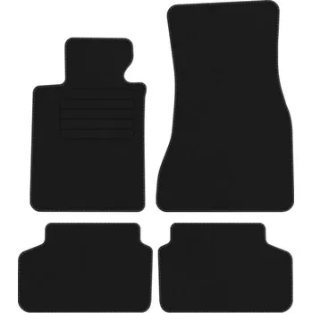 autokoberec Velurové autokoberce s upevněním v sadě Edecor