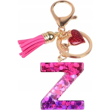 Klíčenka Abeceda - Z/Růžová/Srdce KP-37993