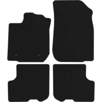 autokoberec Velurové autokoberce s upevněním v sadě Edecor